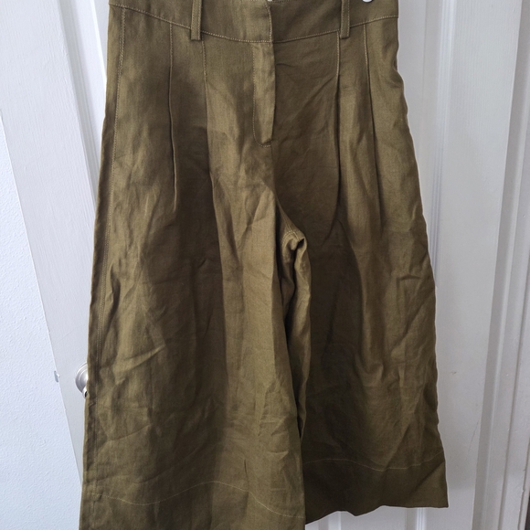 NICHOLAS Olive Green Pants - Picture 1 of 6